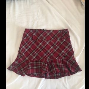 Mini school girl skirt
